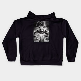 "Pandadoom": Terror at the Stormy Bridge Kids Hoodie